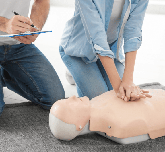 CPR class brought to you by TPS.